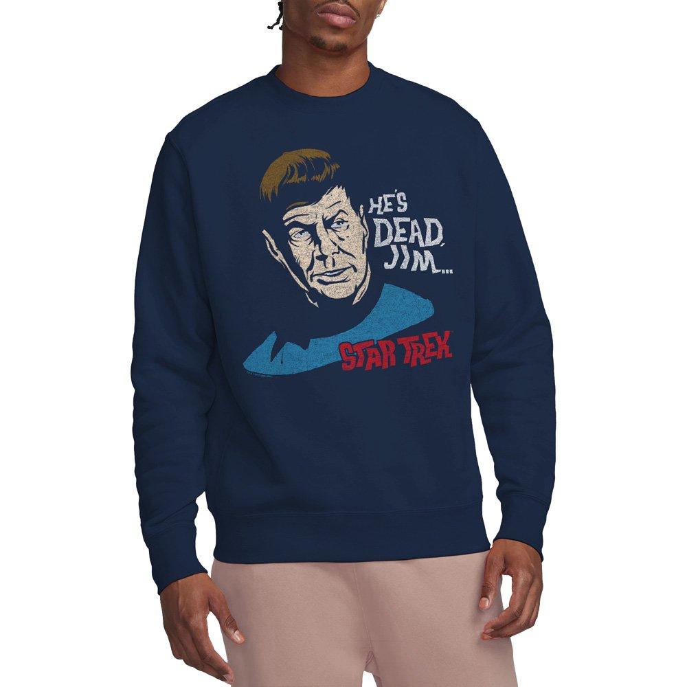 Navy - Star Trek - Star Trek He'S Dead Jim Crew Sweatshirt Navy - 1