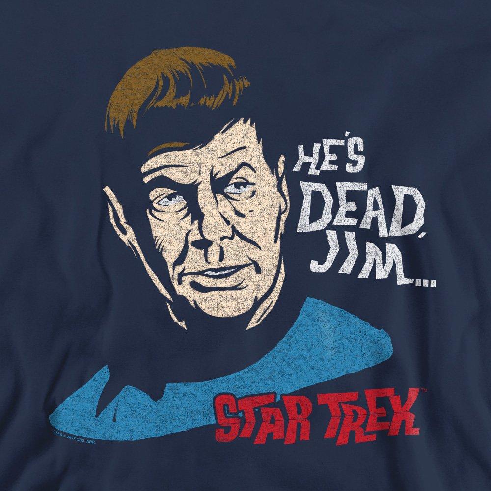 Navy - Star Trek - Star Trek He'S Dead Jim Crew Sweatshirt Navy - 2