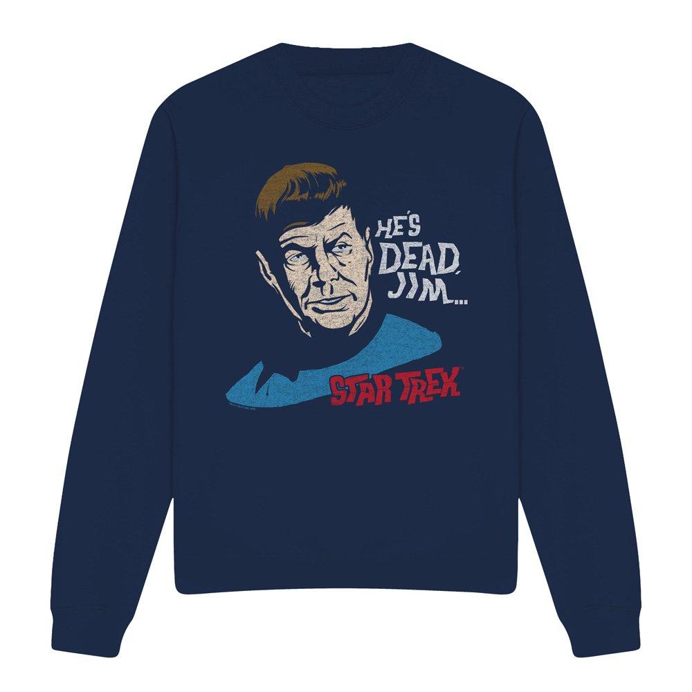 Navy - Star Trek - Star Trek He'S Dead Jim Crew Sweatshirt Navy - 4