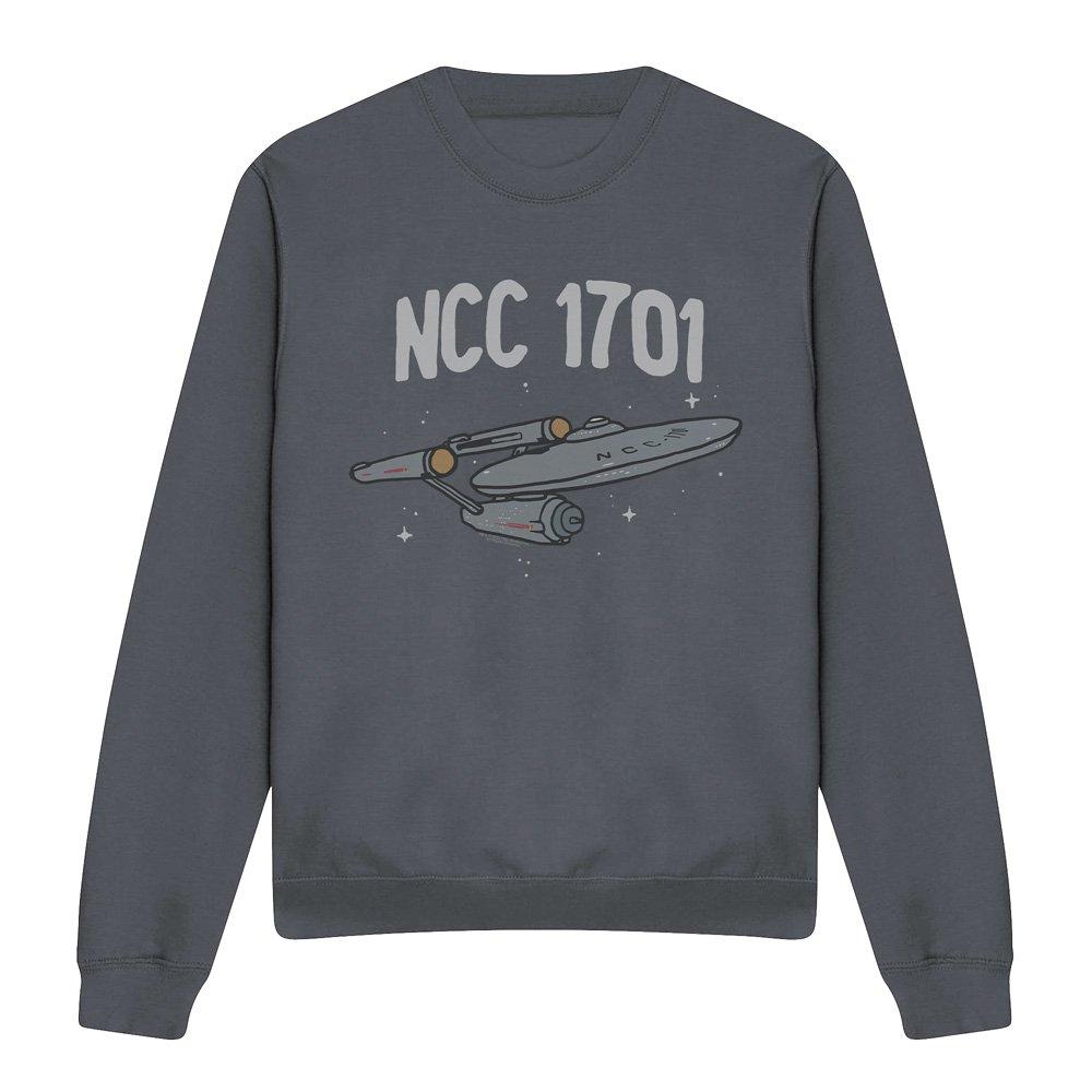 Charcoal - Star Trek - Star Trek The First Enterprise Crew Sweatshirt Ch - 4