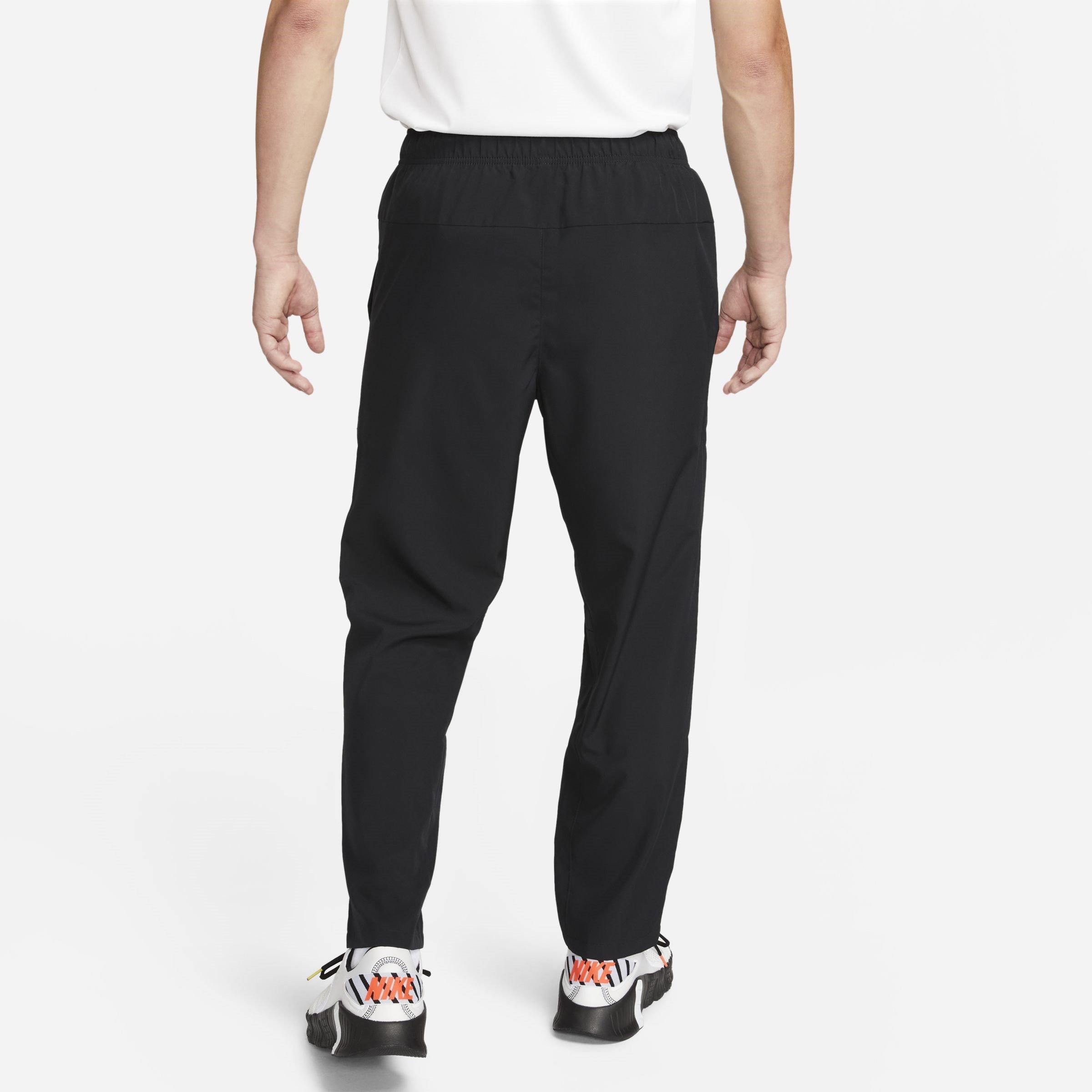 Black/Ref.Silv - Nike - Form Mens Dri FIT Open Hem Versatile Performance Pants - 2