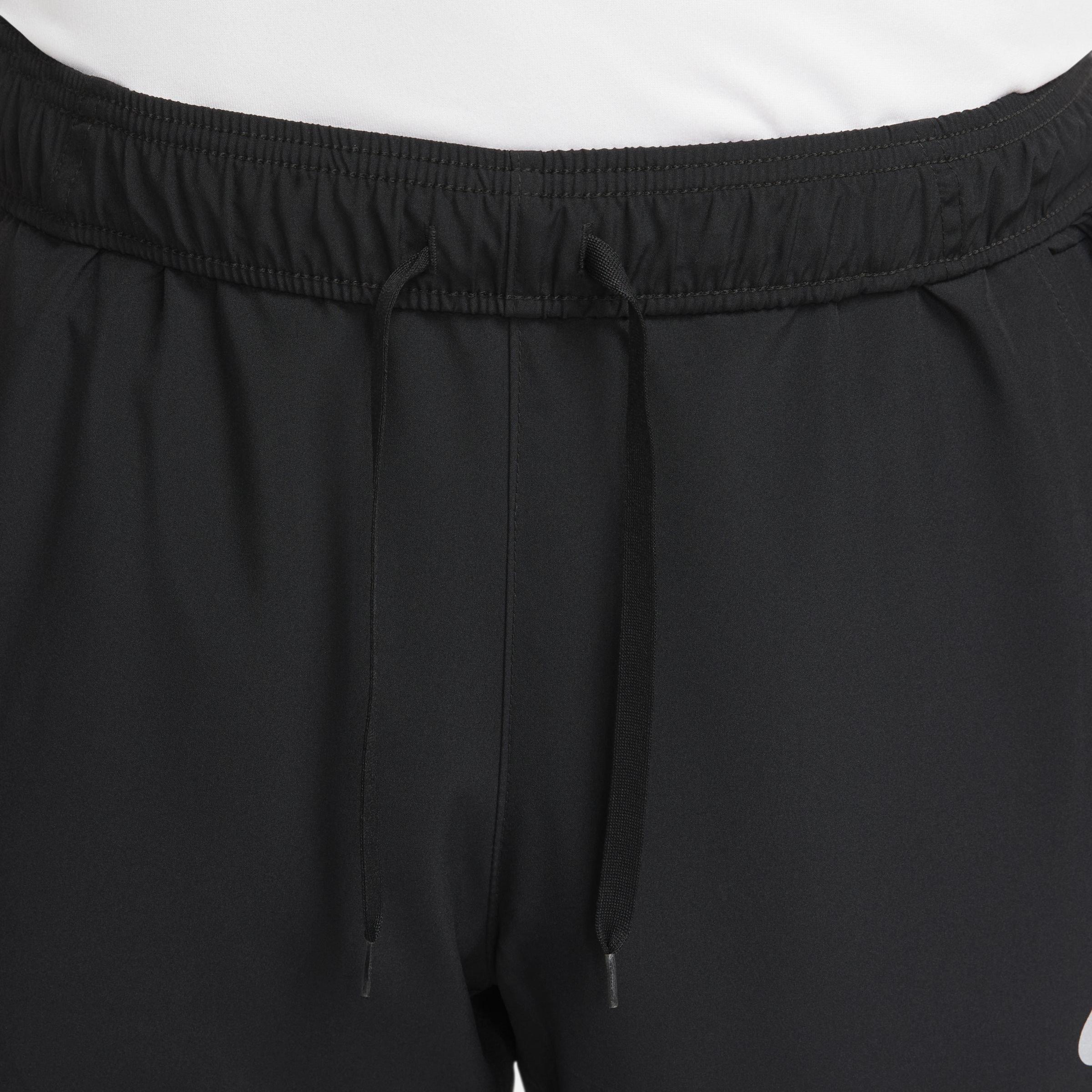 Black/Ref.Silv - Nike - Form Mens Dri FIT Open Hem Versatile Performance Pants - 4