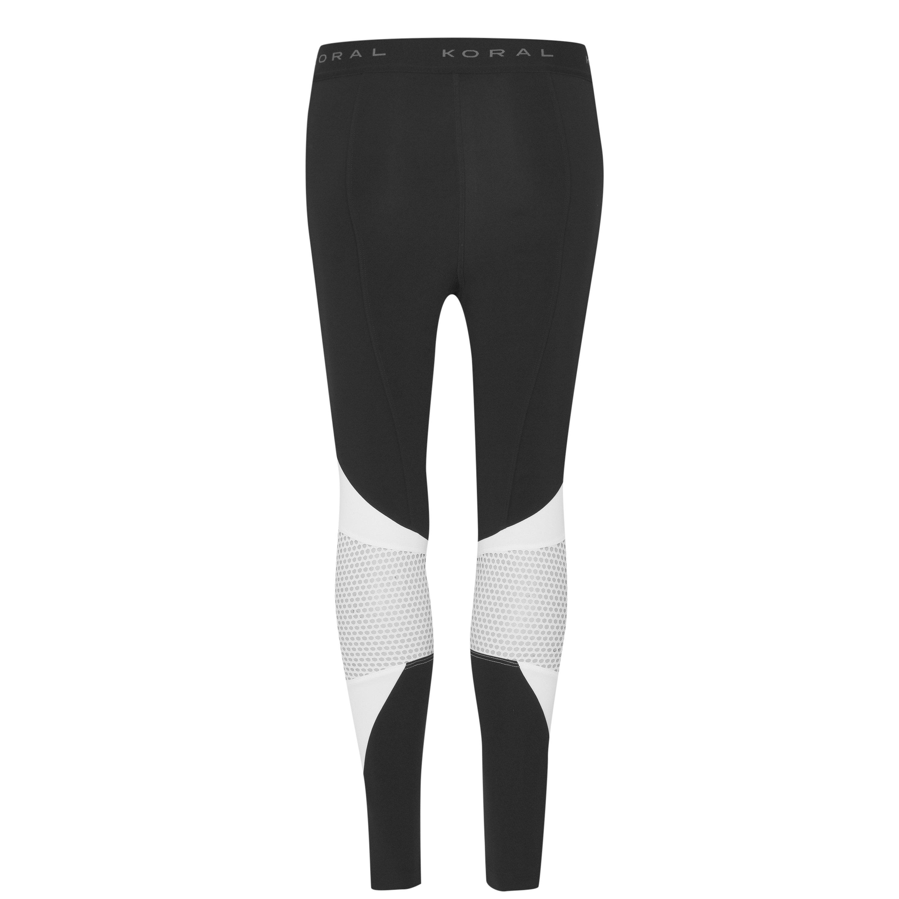 Black White - Koral - Koral Emblem Hr Leggings Womens - 7