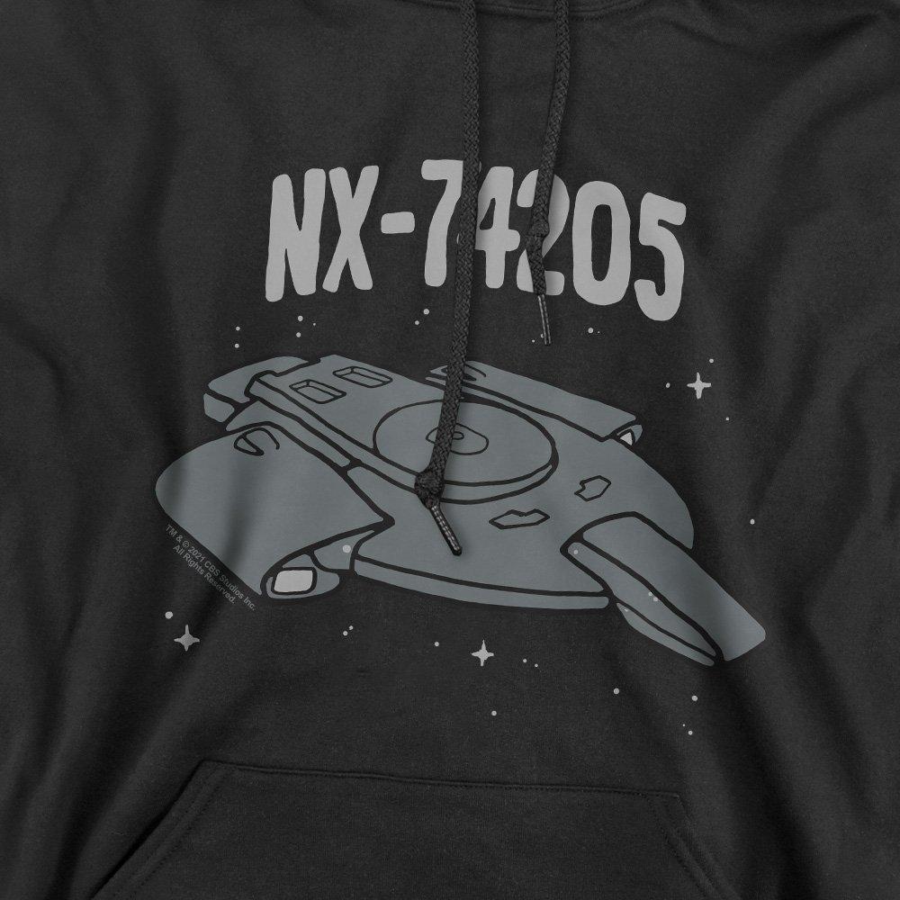 Black - Star Trek - Star Trek The Defiant Unisex Hoodie Black - 2