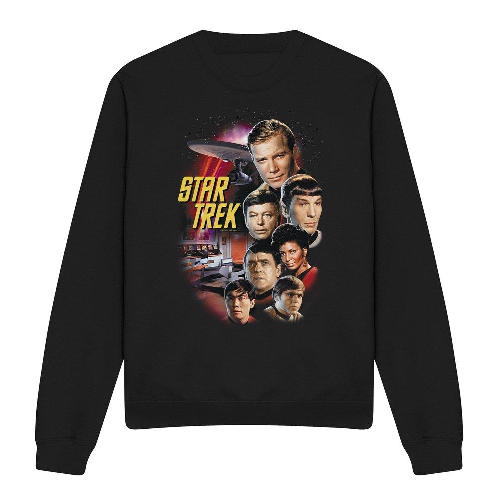 Black - Star Trek - St Original The Classic Crew Crew Sweatshirt Blac - 4