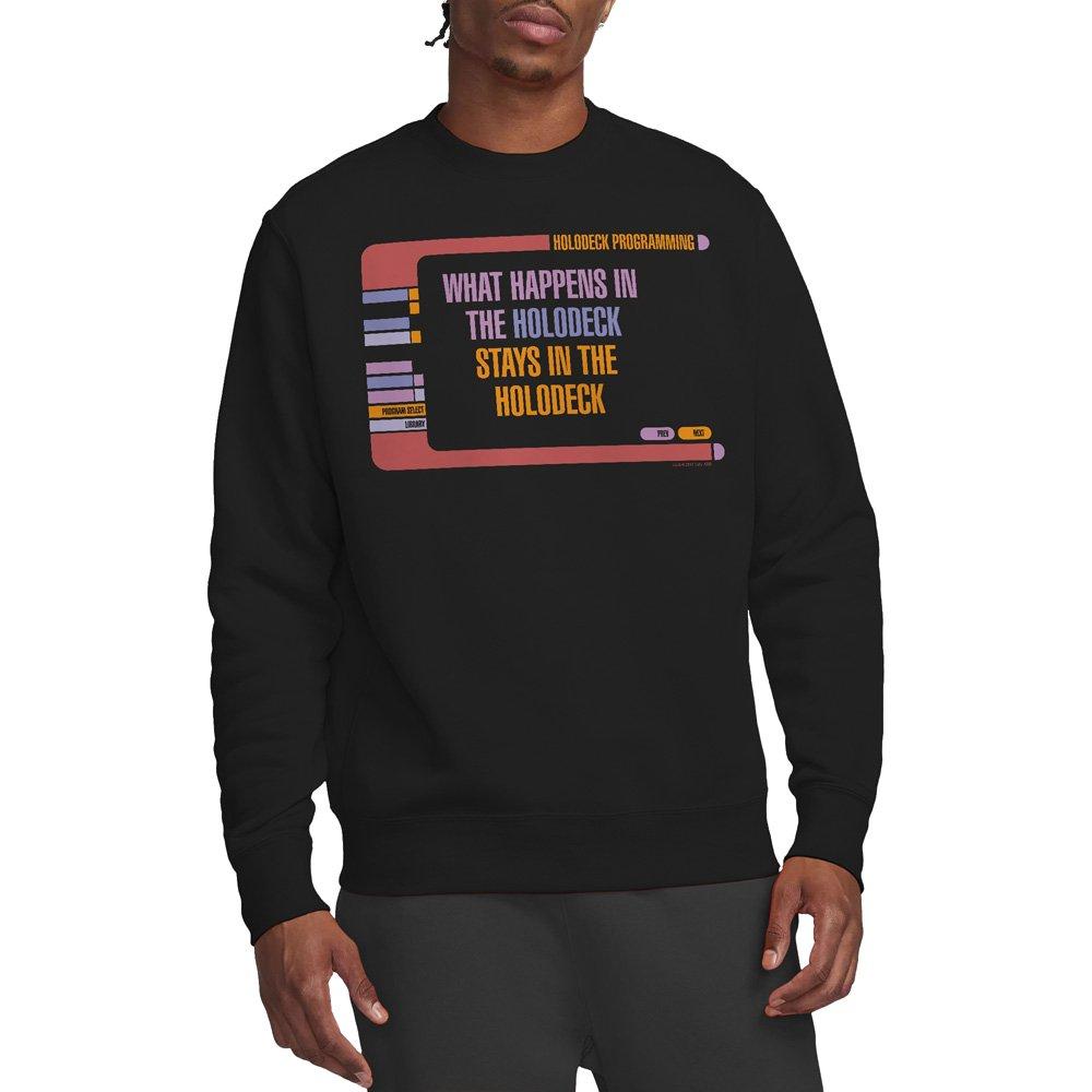 Black - Star Trek - Star Trek Holodeck Secrets Crew Sweatshirt Black - 1