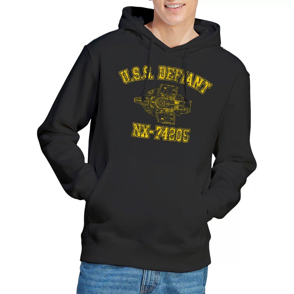 Black - Star Trek - Star Trek Defiant Athletic Hoodie Black - 1