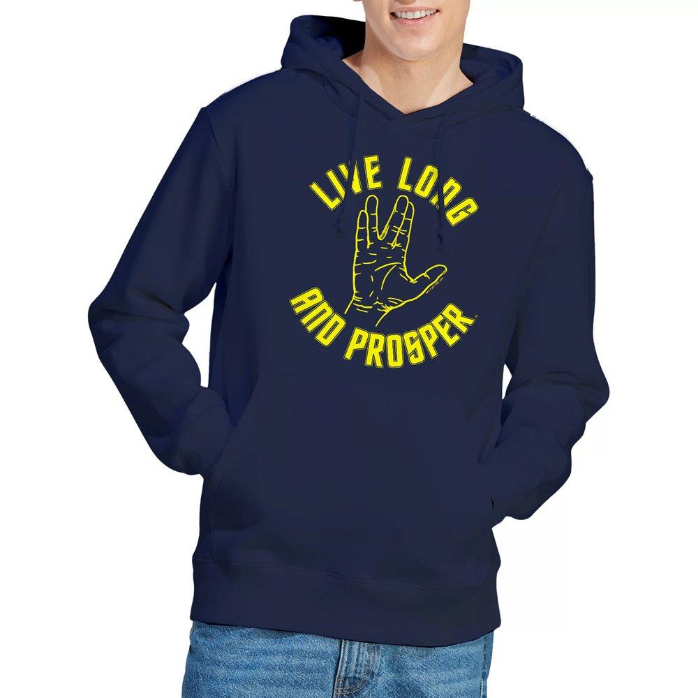 Navy - Star Trek - Star Trek Live Long Hand Hoodie Navy - 1