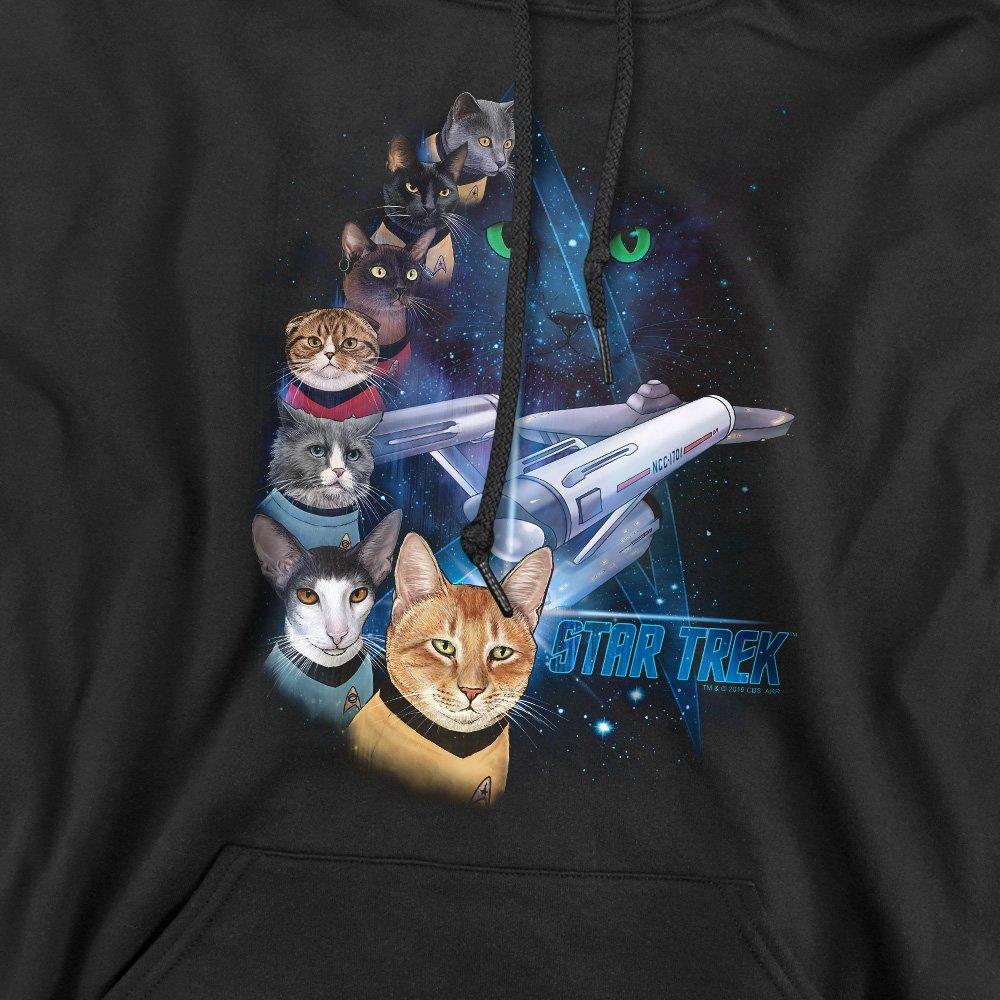 Black - Star Trek - Star Trek Feline Galaxy Hoodie Black - 2