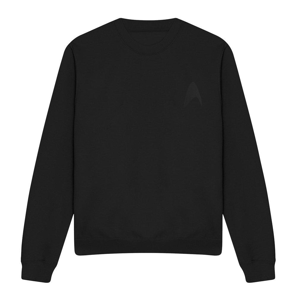 Black - Star Trek - Star Trek Darkness Command Logo Sweatshirt Black - 4