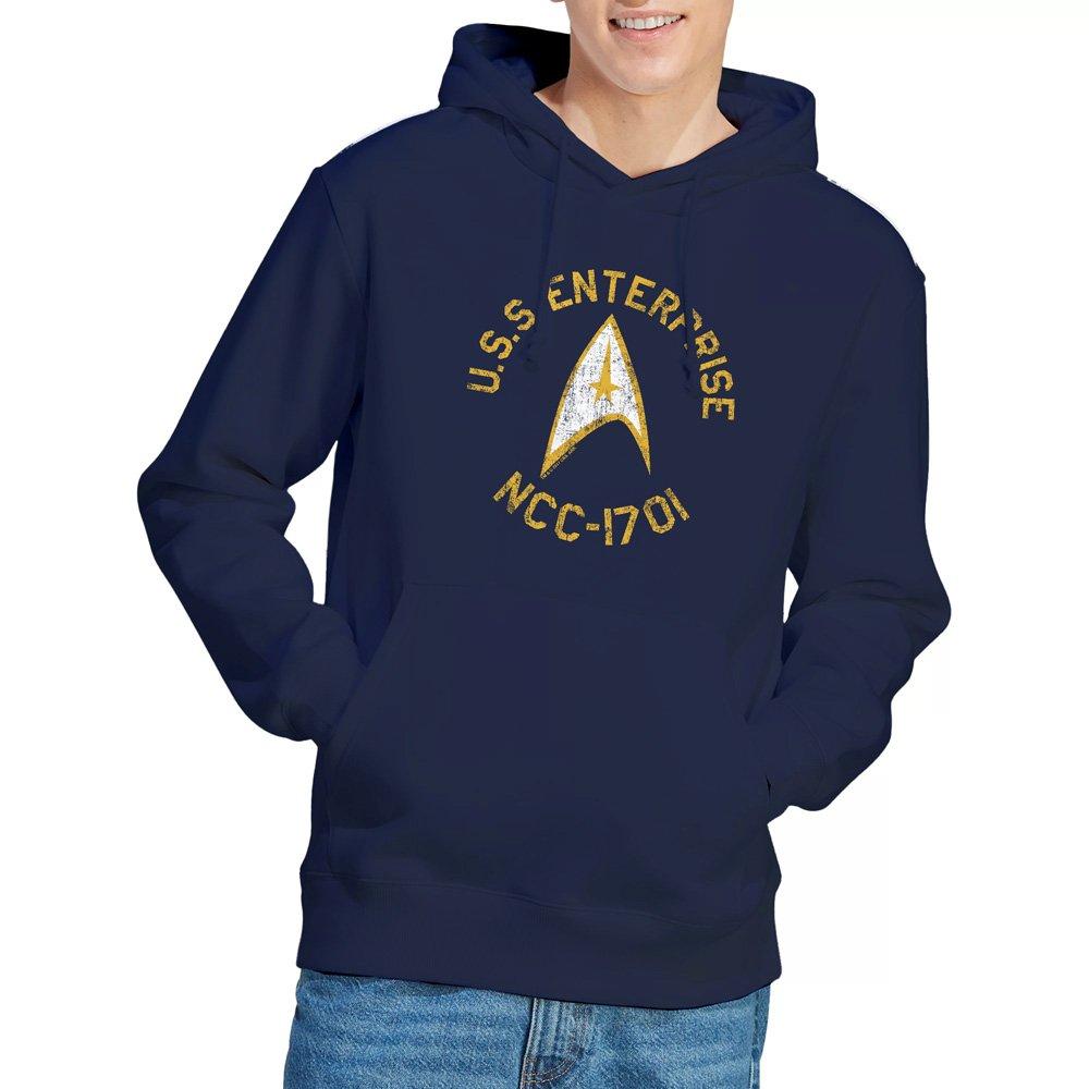 Navy - Star Trek - Star Trek Collegiate Hoodie Navy - 1
