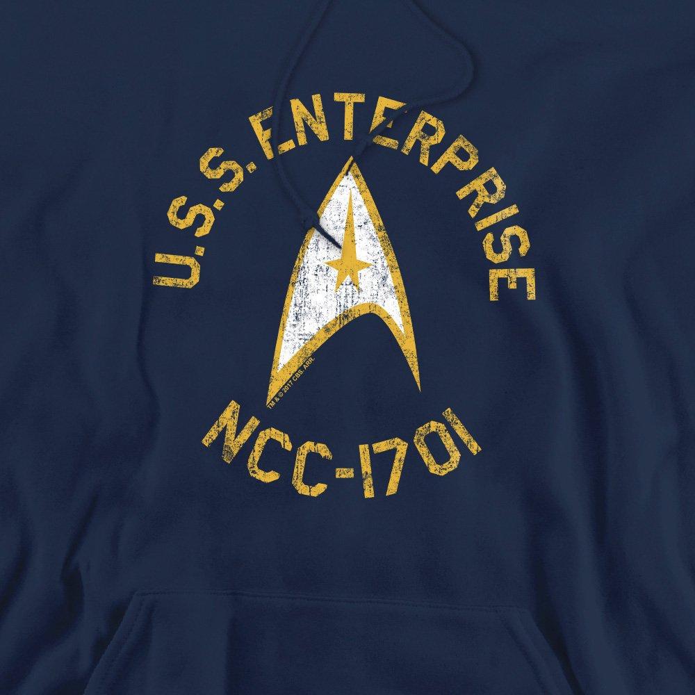 Navy - Star Trek - Star Trek Collegiate Hoodie Navy - 2