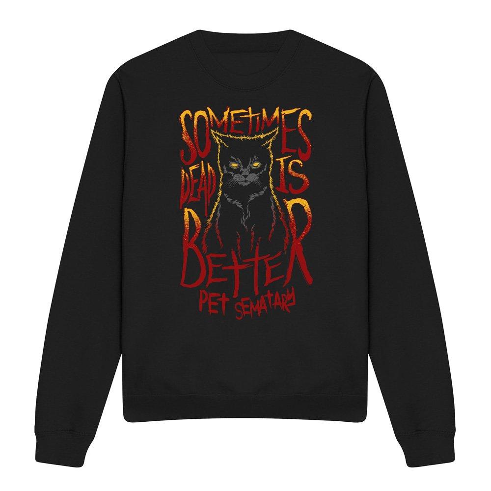 Black - Other - Pet Sematary Dead Is Better Crew Sweatshirt Black - 4