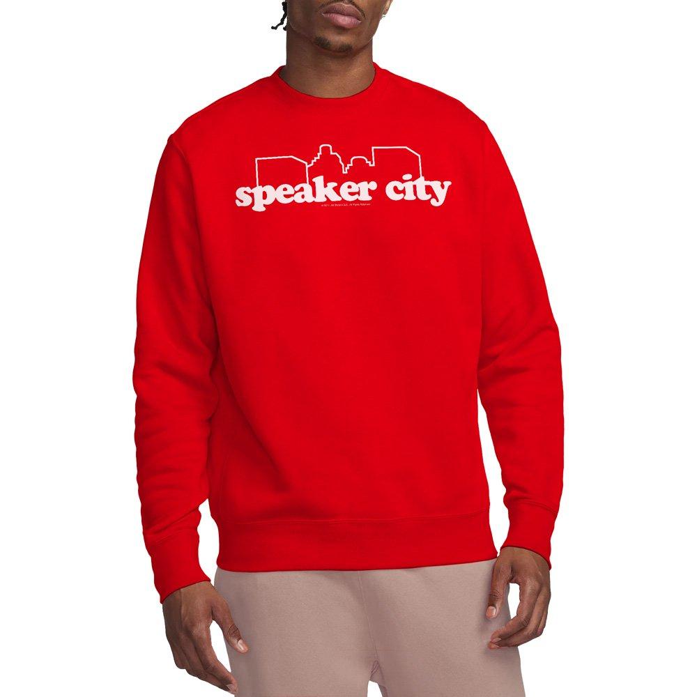 Red - Other - Old School Speaker City Logo Crew Sweatshirt Red - 1