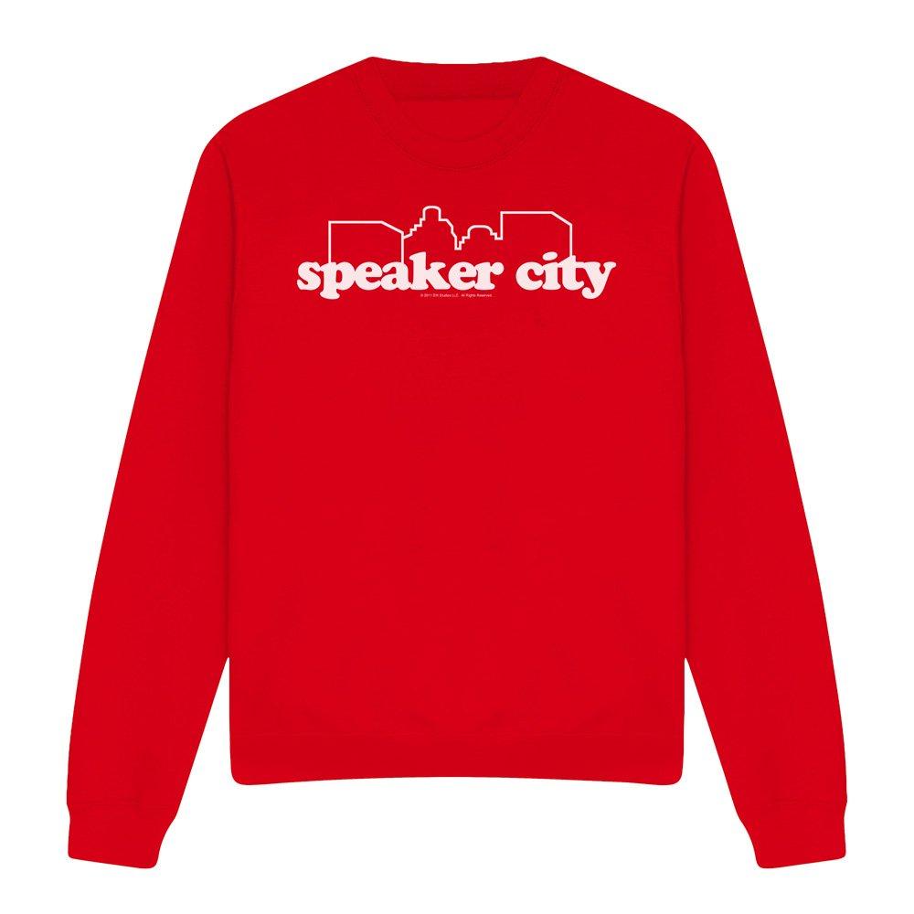 Red - Other - Old School Speaker City Logo Crew Sweatshirt Red - 4