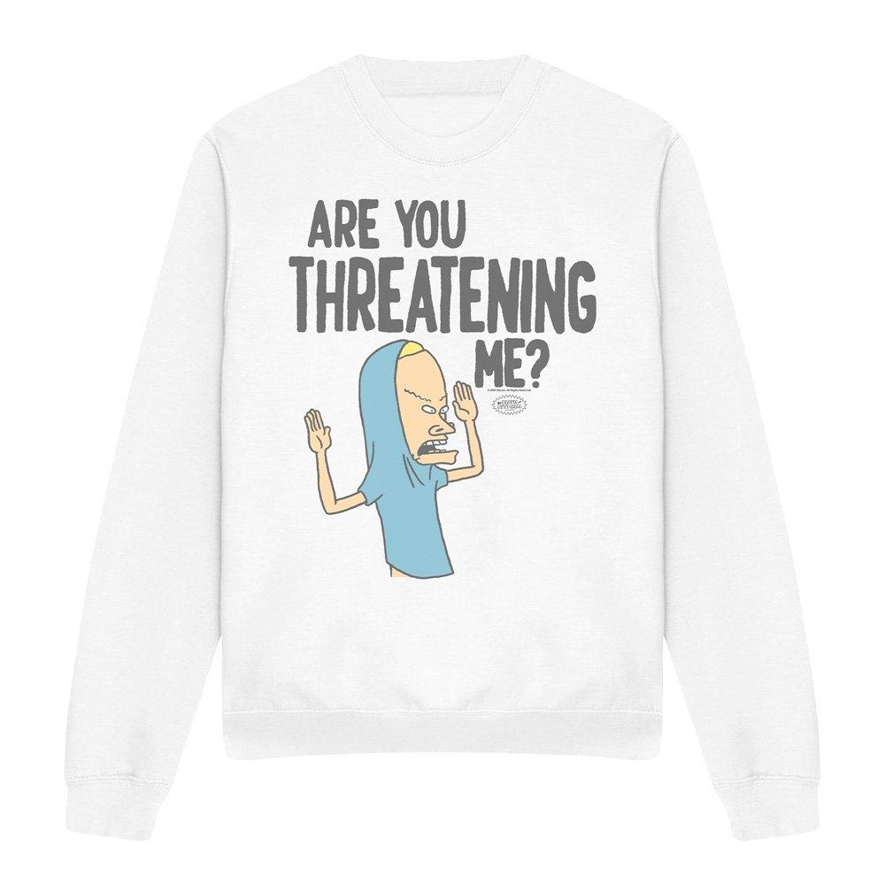 White - Other - MTV Are You Threatening Me? Unisex Crew Sweatshirt - 4