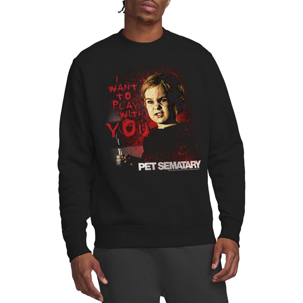 Black - Other - Pet Sematary I Want To Play Crew Sweatshirt Black - 1