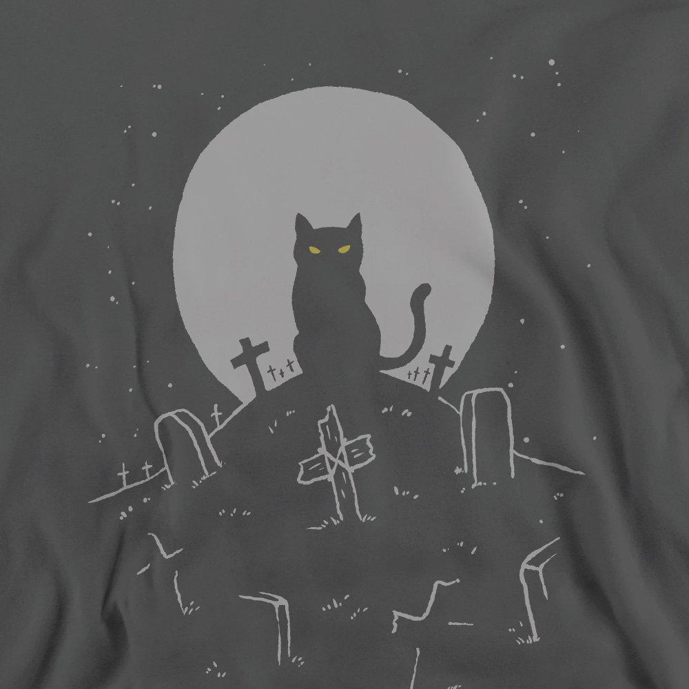 Charcoal - Other - Pet Semetary Cat With Tombstones Crew Sweatshirt - 2