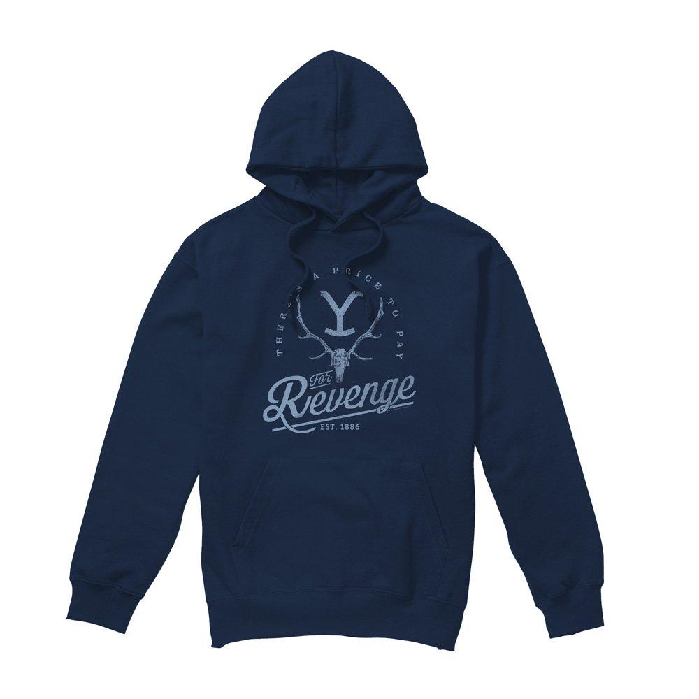 Navy - Other - Yellowstone Revenge Skull Unisex Hoodie Navy - 4