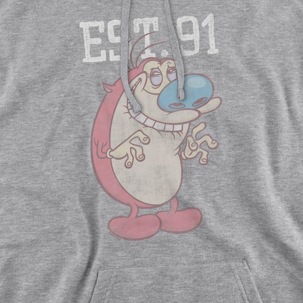 Light Grey - Other - Ren And Stimpy Stimpy Est Hoddie Athletic Heather - 2