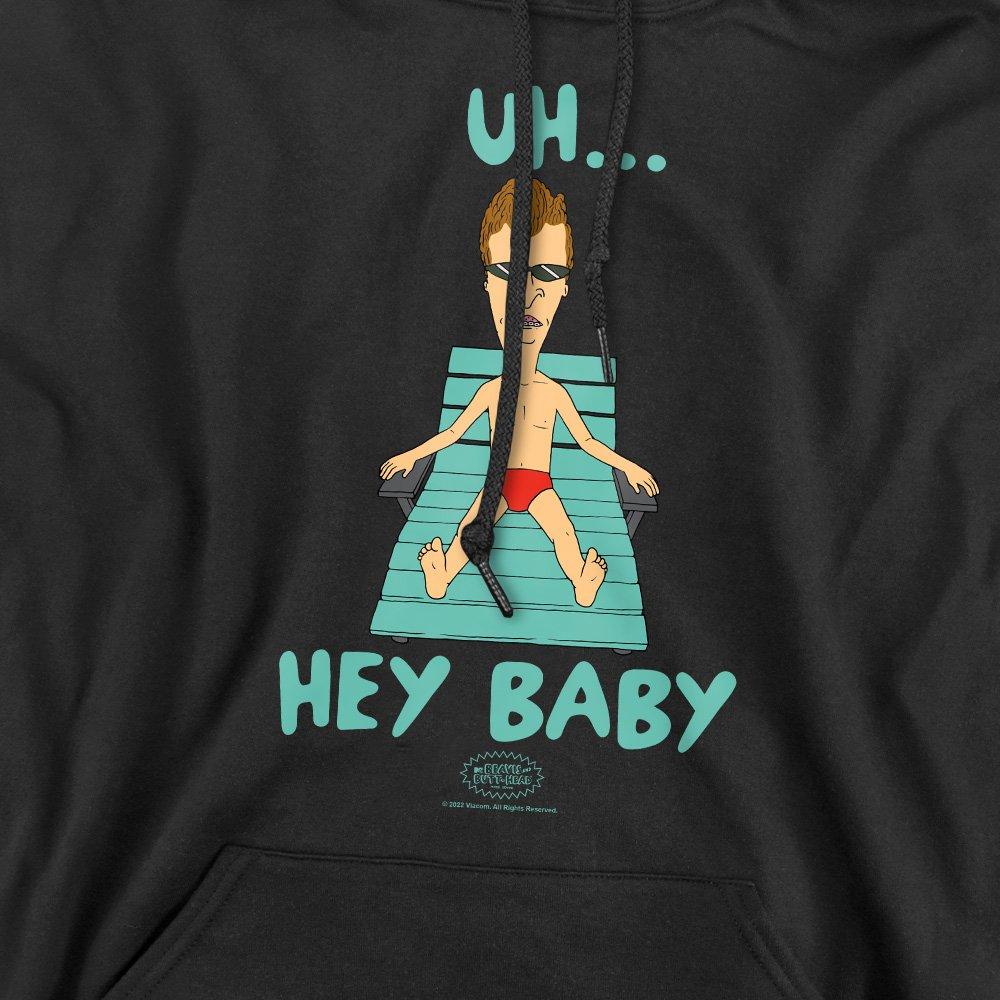 Black - Other - Beavis And Butthead Uh Hey Baby Hoddie Black - 2