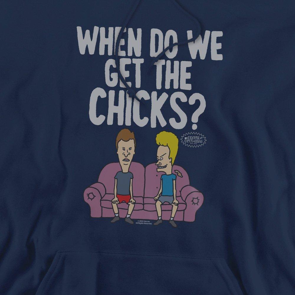 Navy - Other - MTV When Do We Get The Chicks? Unisex Hoodie Navy - 2