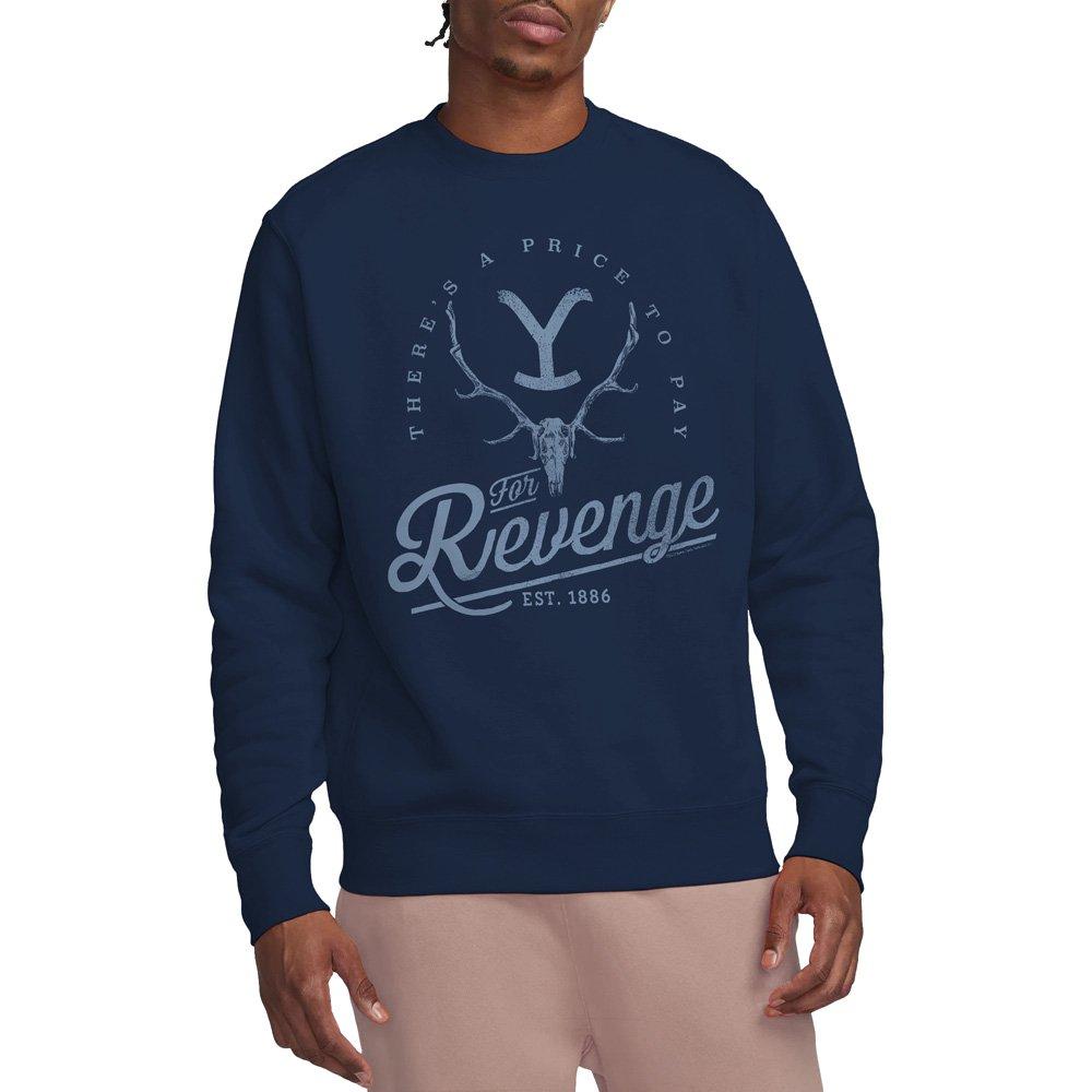 Navy - Other - Yellowstone Revenge Skull-Crew Sweatshirt Navy - 1