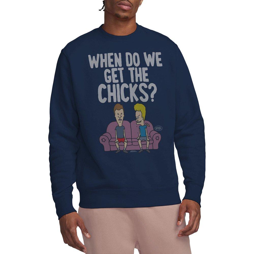 Navy - Other - MTV When Do We Get The Chicks? Unisex Crew Sweatsh - 1