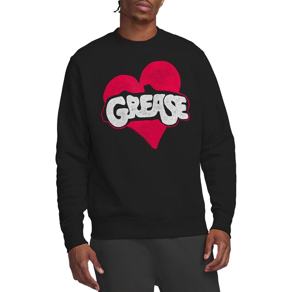 Other Grease Heart Crew Sweatshirt Black