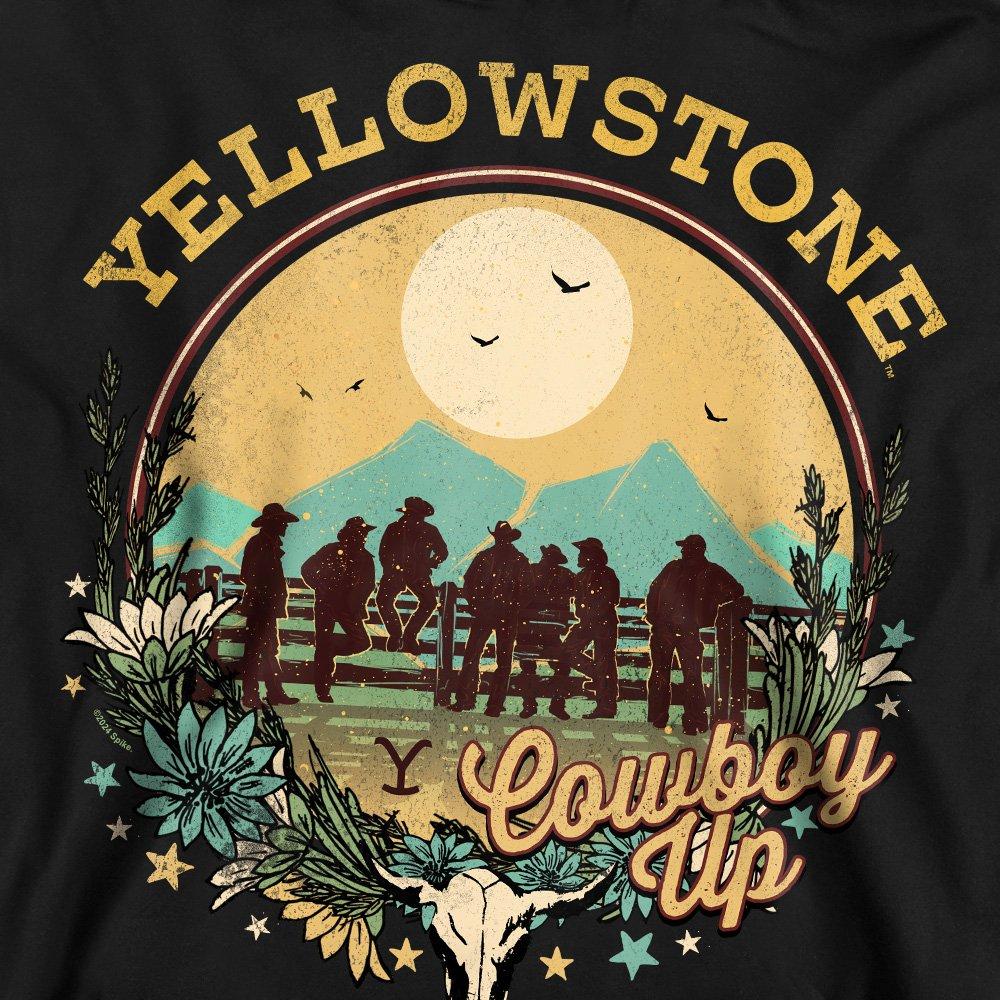 Black - Other - Yellowstone Cowboy Up Unisex Crew Sweatshirt Blac - 2