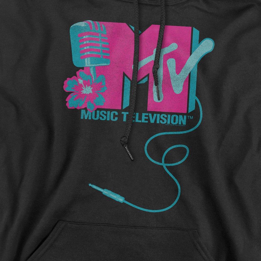 Black - Other - MTV Microphone Logo Hoddie Black - 2