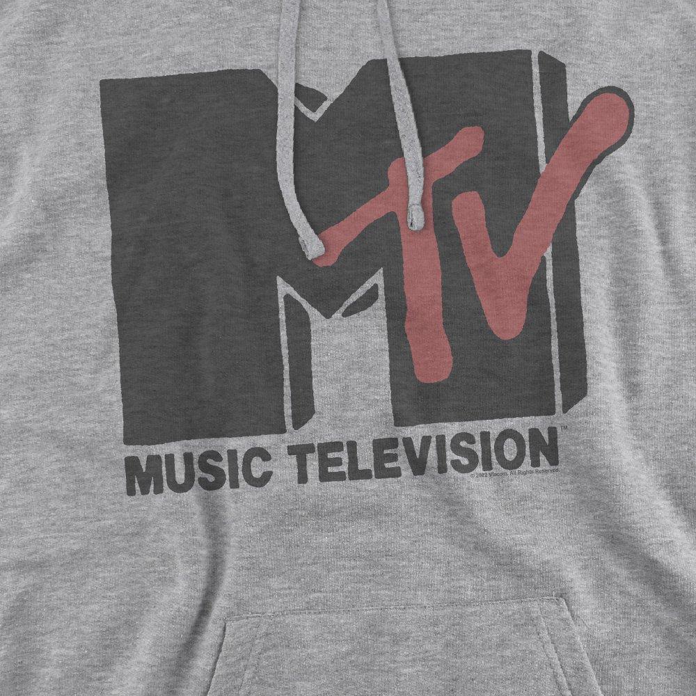 Light Grey - Other - MTV MTV Logo Unisex Hoodie Athletic Heather - 2