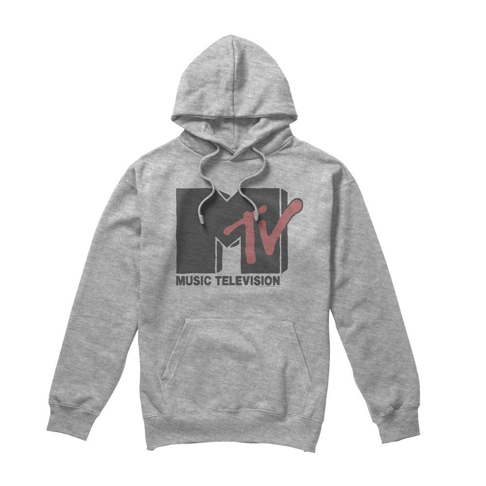 Light Grey - Other - MTV MTV Logo Unisex Hoodie Athletic Heather - 4
