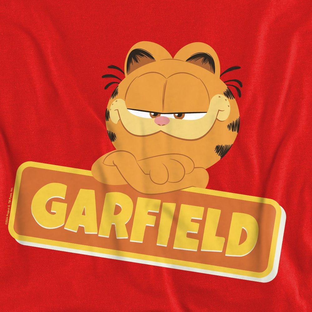 Red - Other - Garfield Movie Logo Unisex Crew Sweatshirt Red - 2