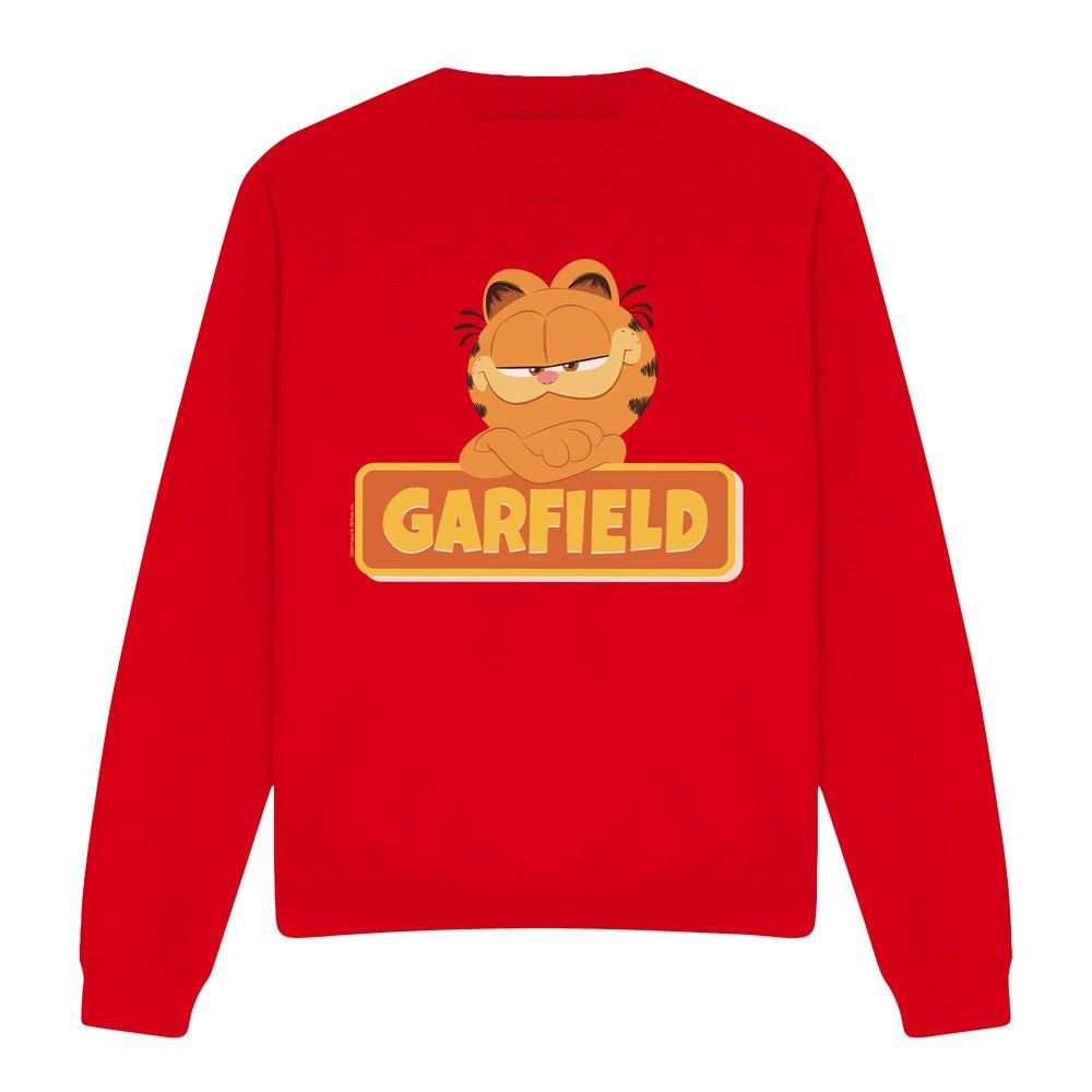 Red - Other - Garfield Movie Logo Unisex Crew Sweatshirt Red - 4