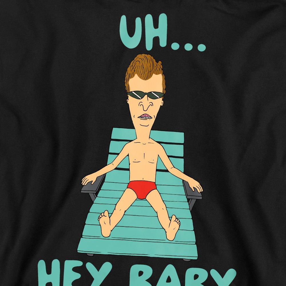 Black - Other - Beavis And Butthead Uh Hey Baby Crew Sweatshirt B - 2