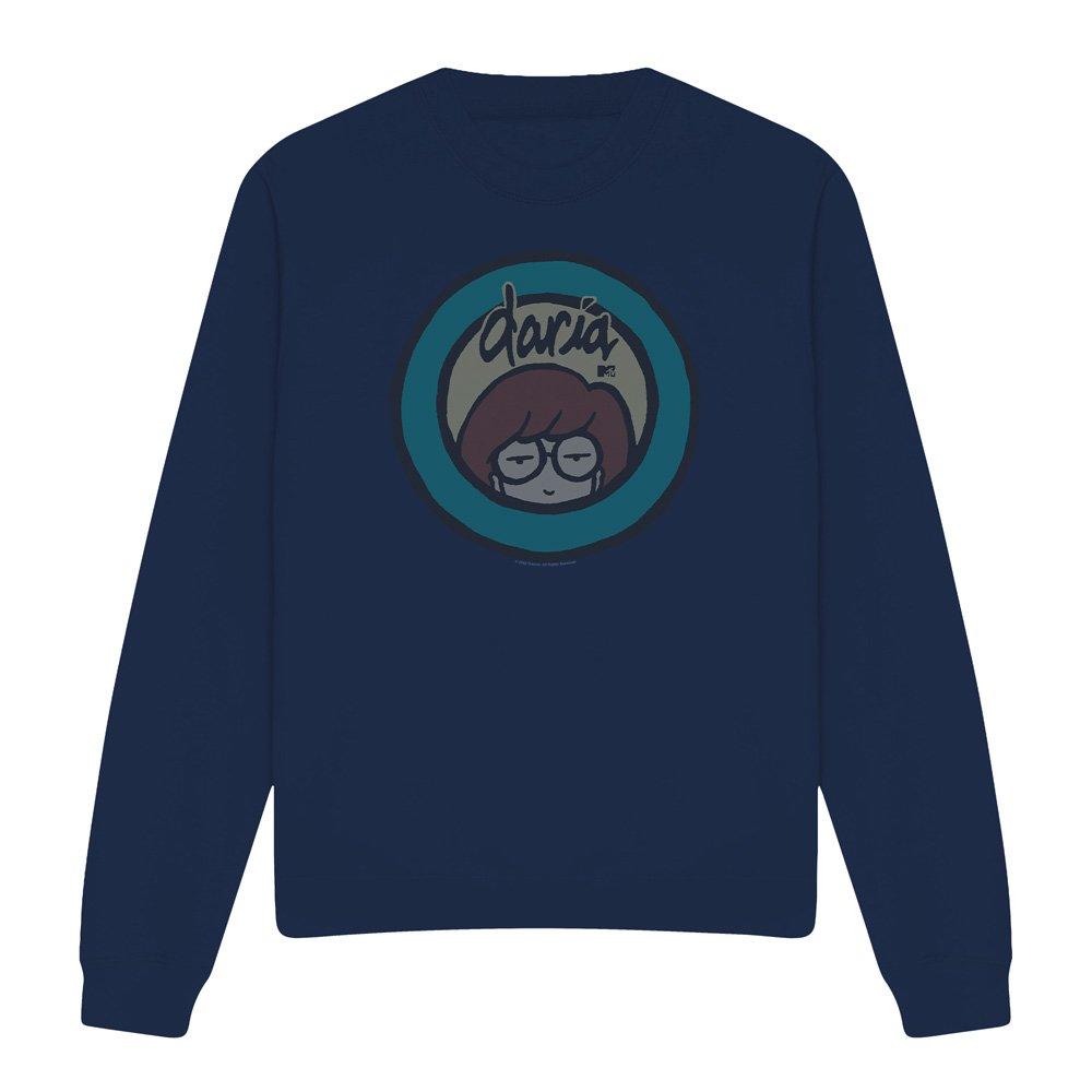 Navy - Other - MTV MTV Daria Logo Unisex Crew Sweatshirt Navy - 4