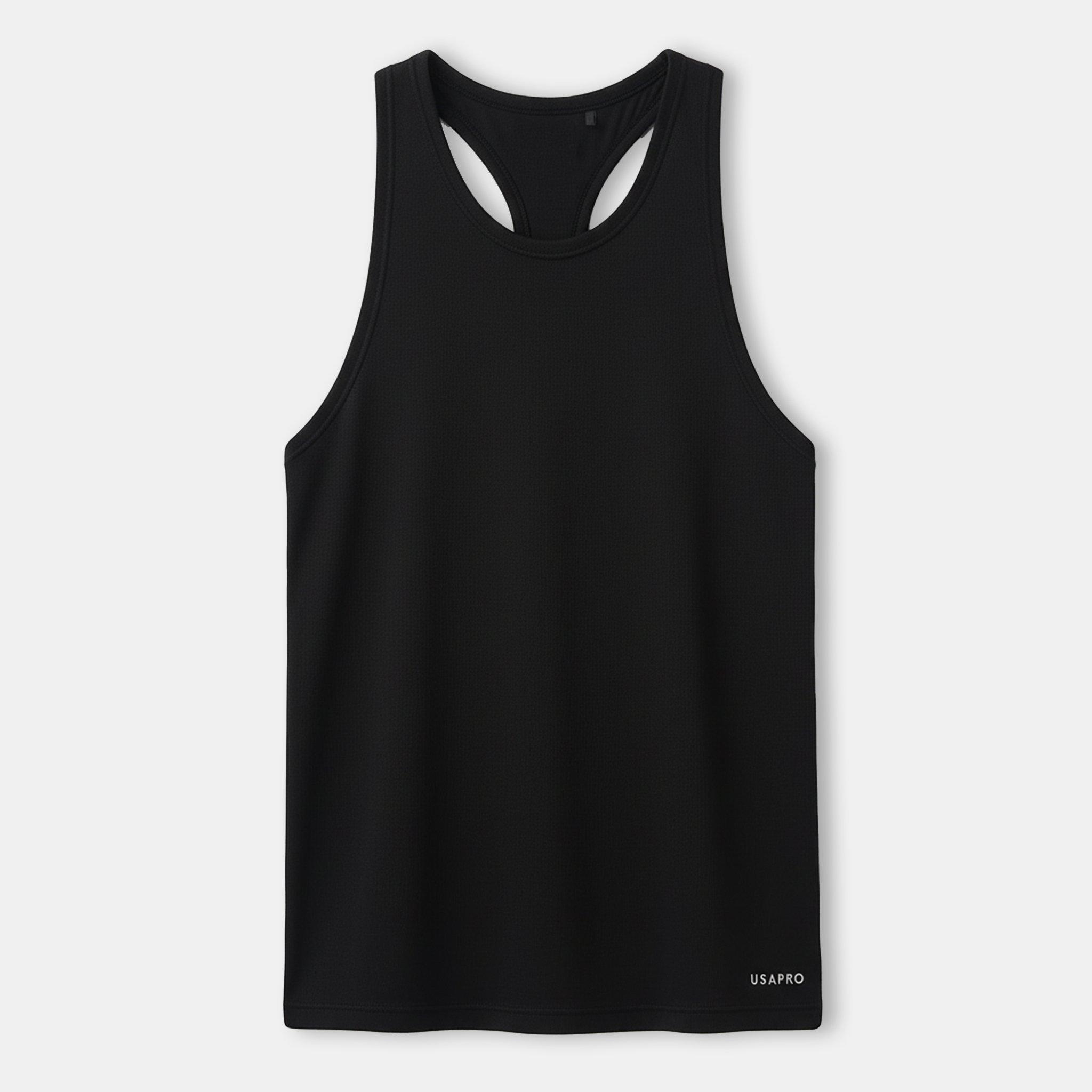 Usa Pro Girls Boyfriend Tank Top Junior - Black - 13 Years