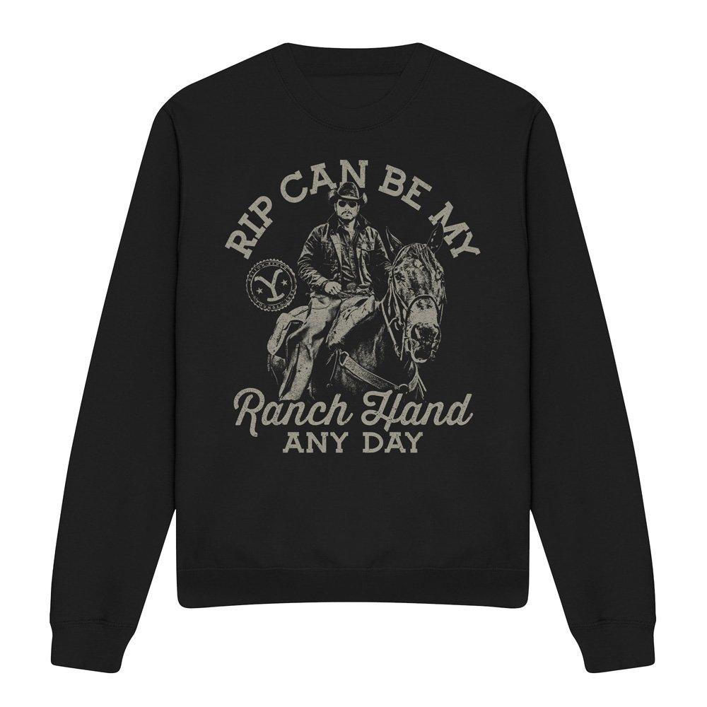 Black - Other - Yellowstone Rip Can Be My Ranch Hand Unisex Crew S - 4