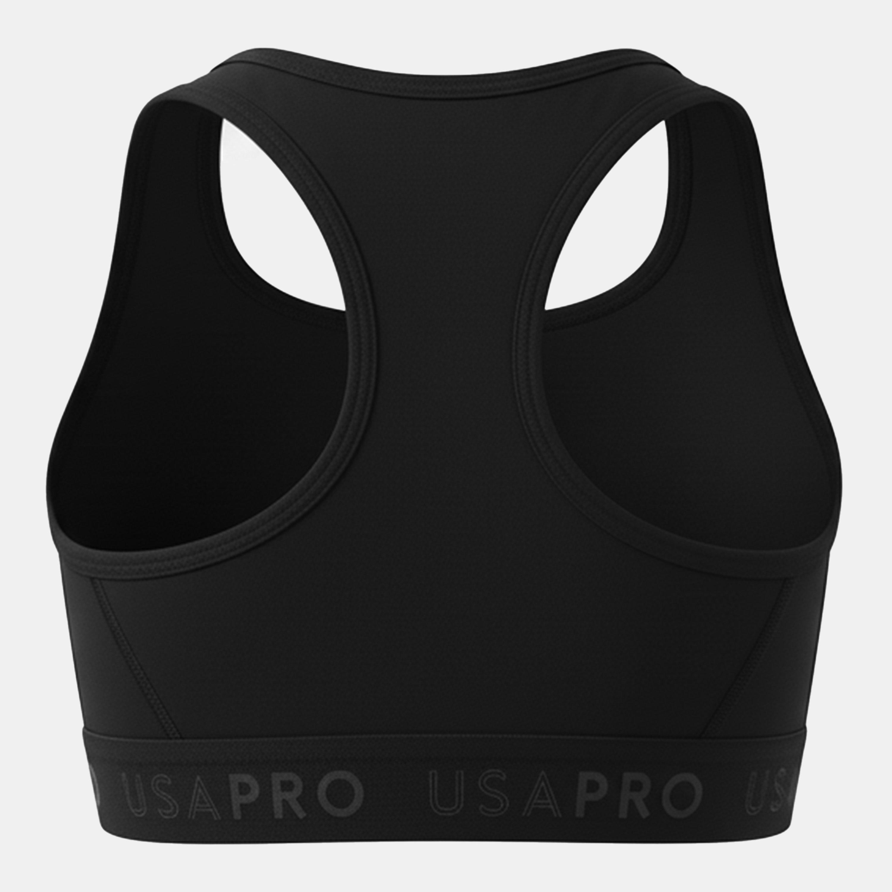 Zwart - USA Pro - Fitness Crop Top Junior Girls - 2