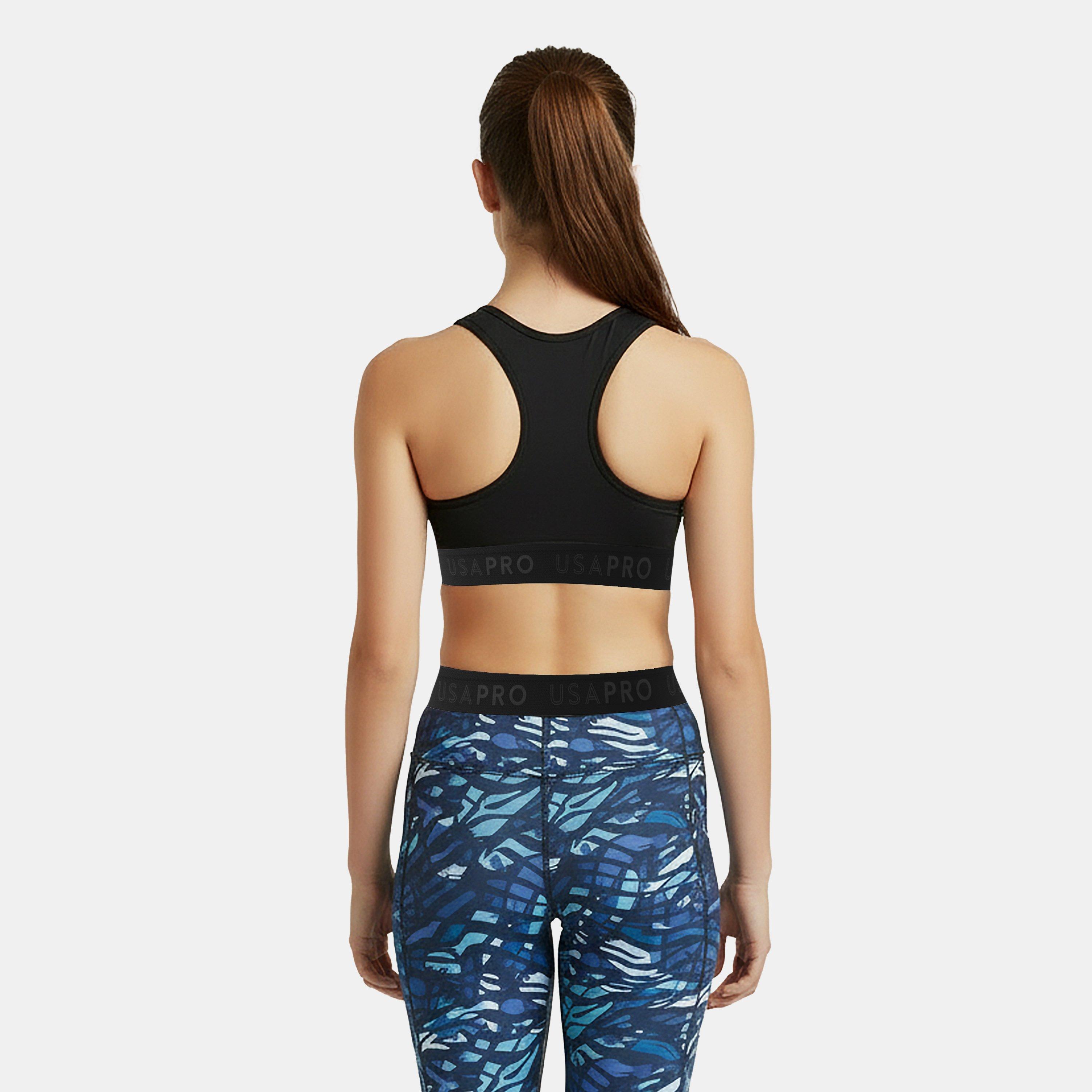 Zwart - USA Pro - Fitness Crop Top Junior Girls - 4