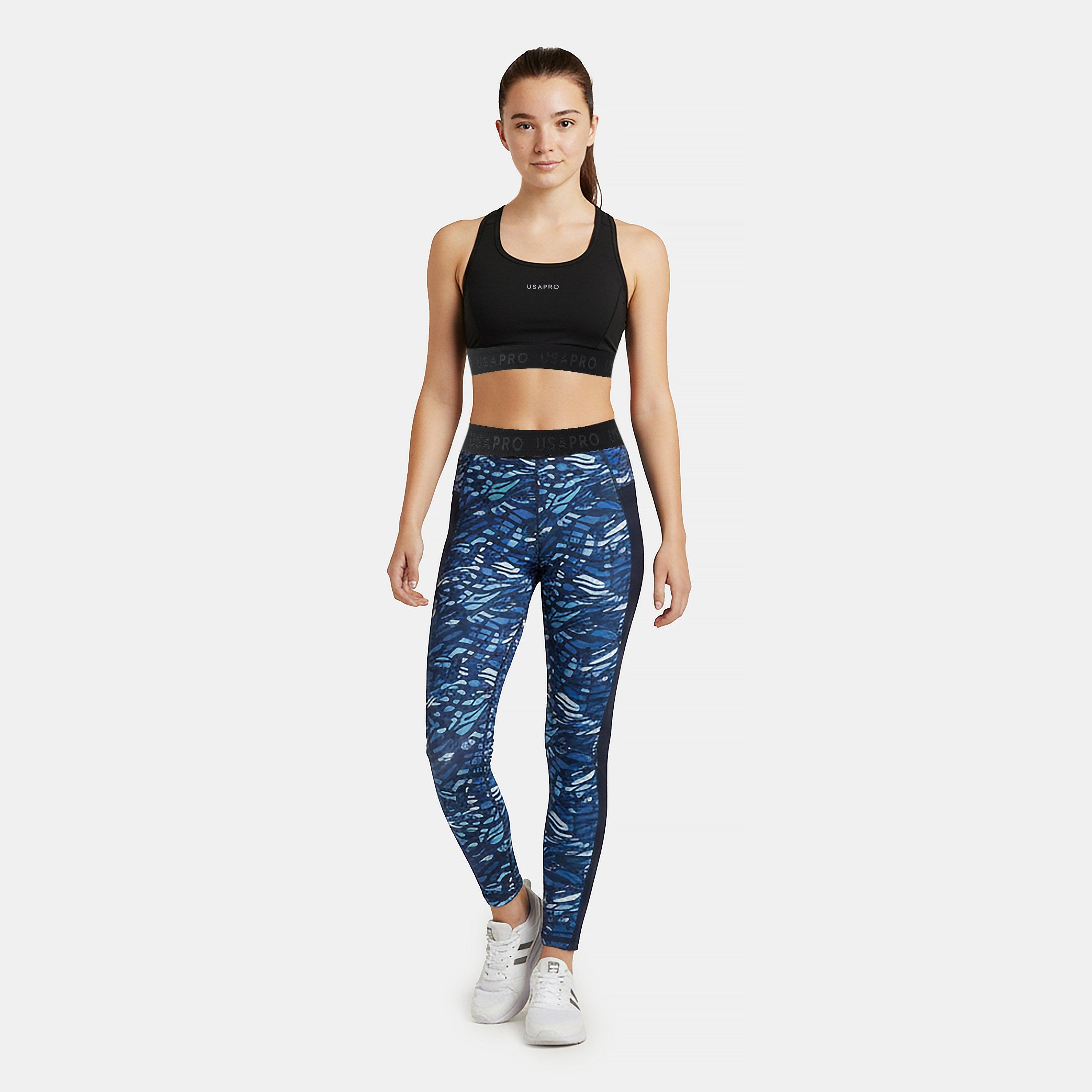 Zwart - USA Pro - Fitness Crop Top Junior Girls - 5
