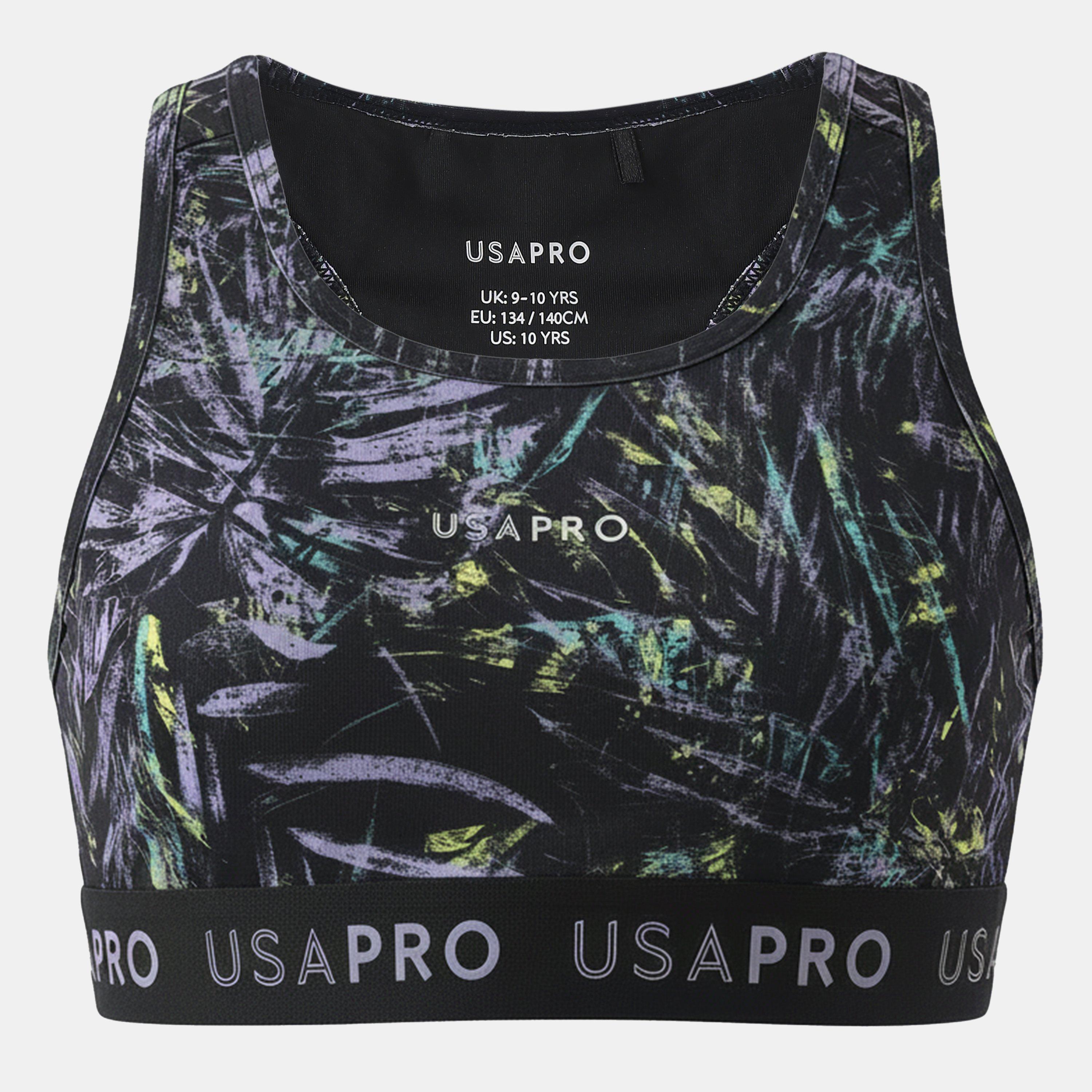 Usa Pro Girls Fitness Crop Top Junior - Supernova - 9-10 Yrs