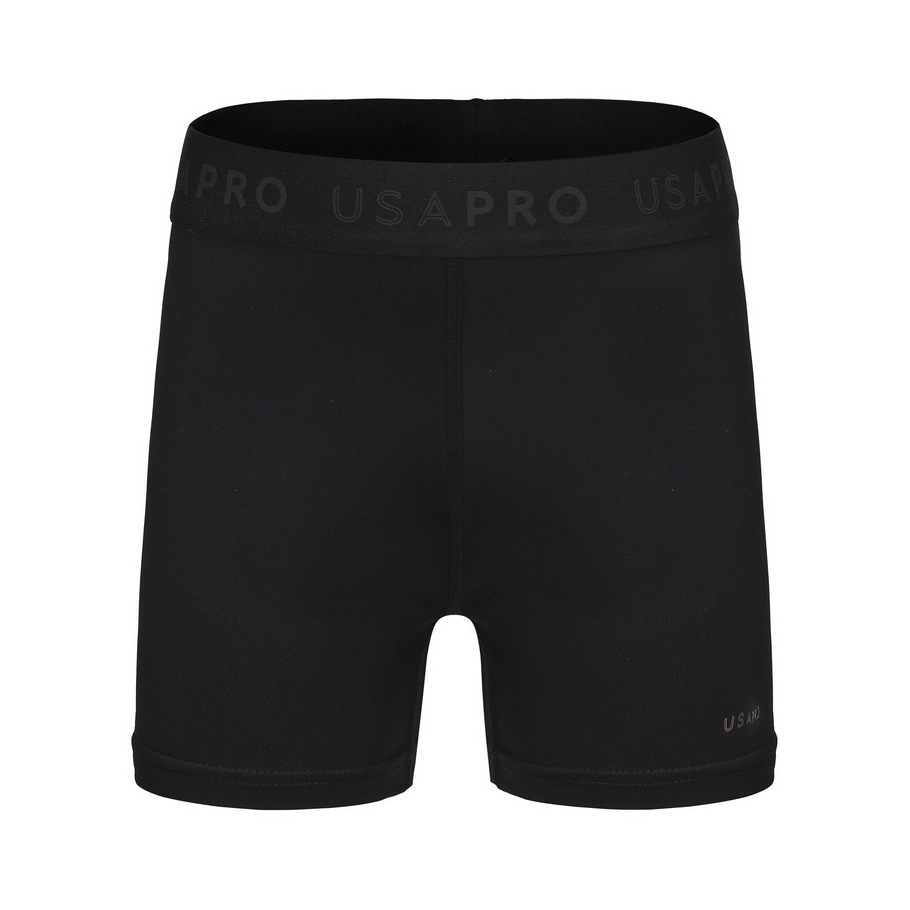 Black - USA Pro - USA Pro 3 Inch Training Shorts Junior Girls - 1