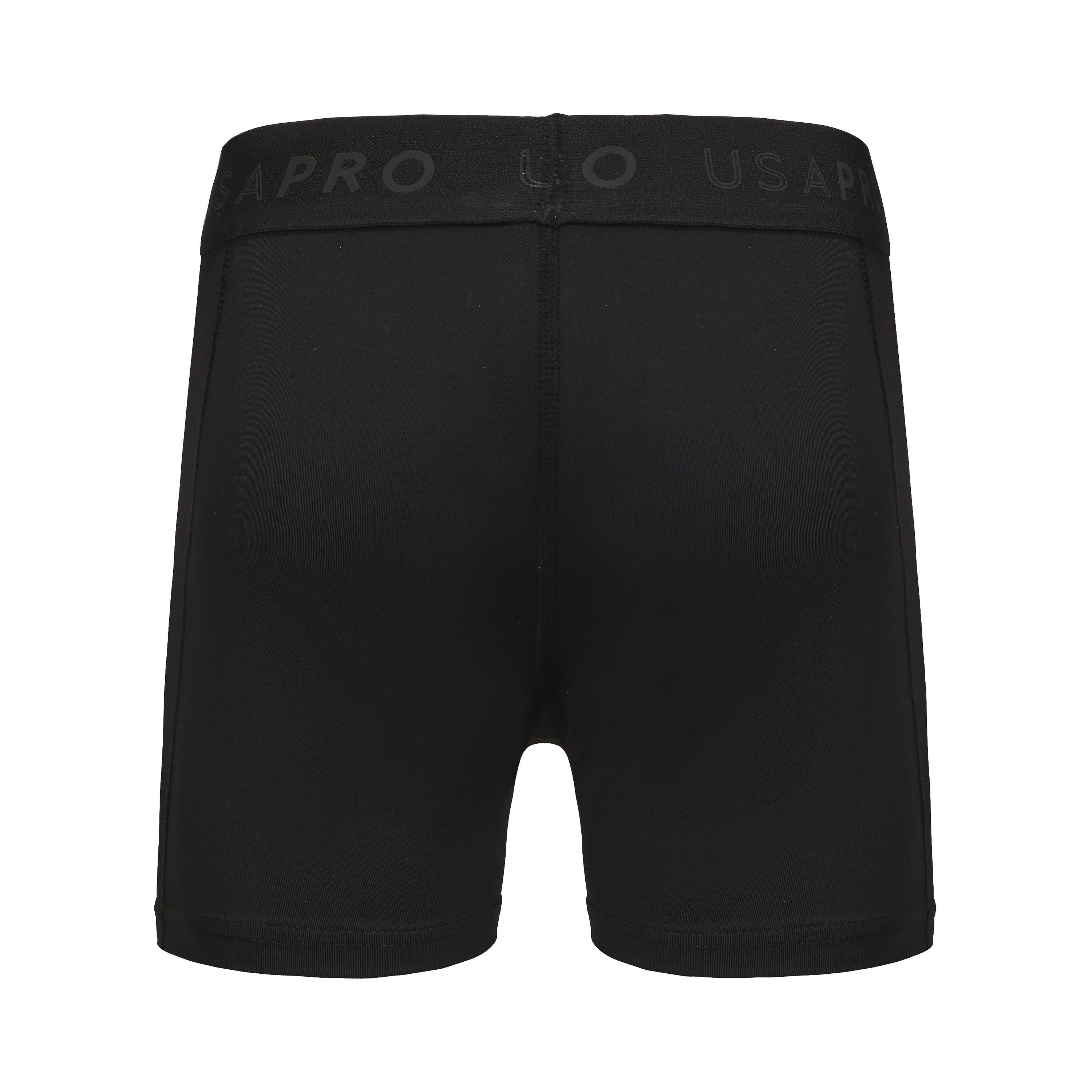 Black - USA Pro - Pro 3 Inch Training Shorts Junior Girls - 2
