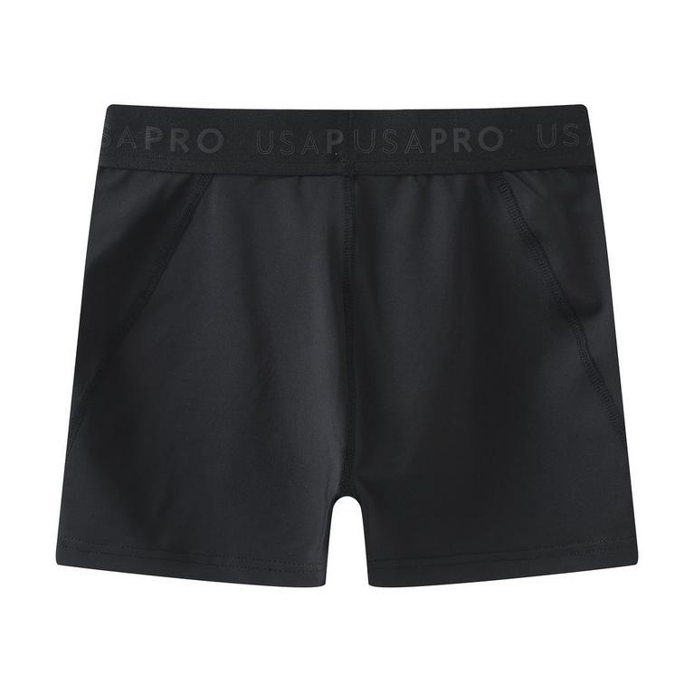 Noir - USA Pro - salt-wash court shorts - 3