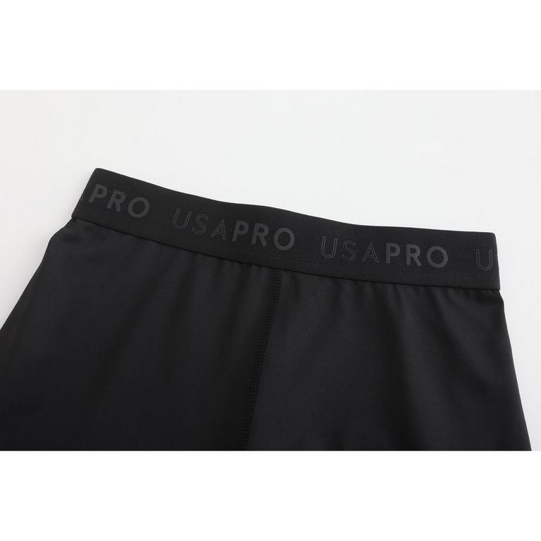 Noir - USA Pro - salt-wash court shorts - 4