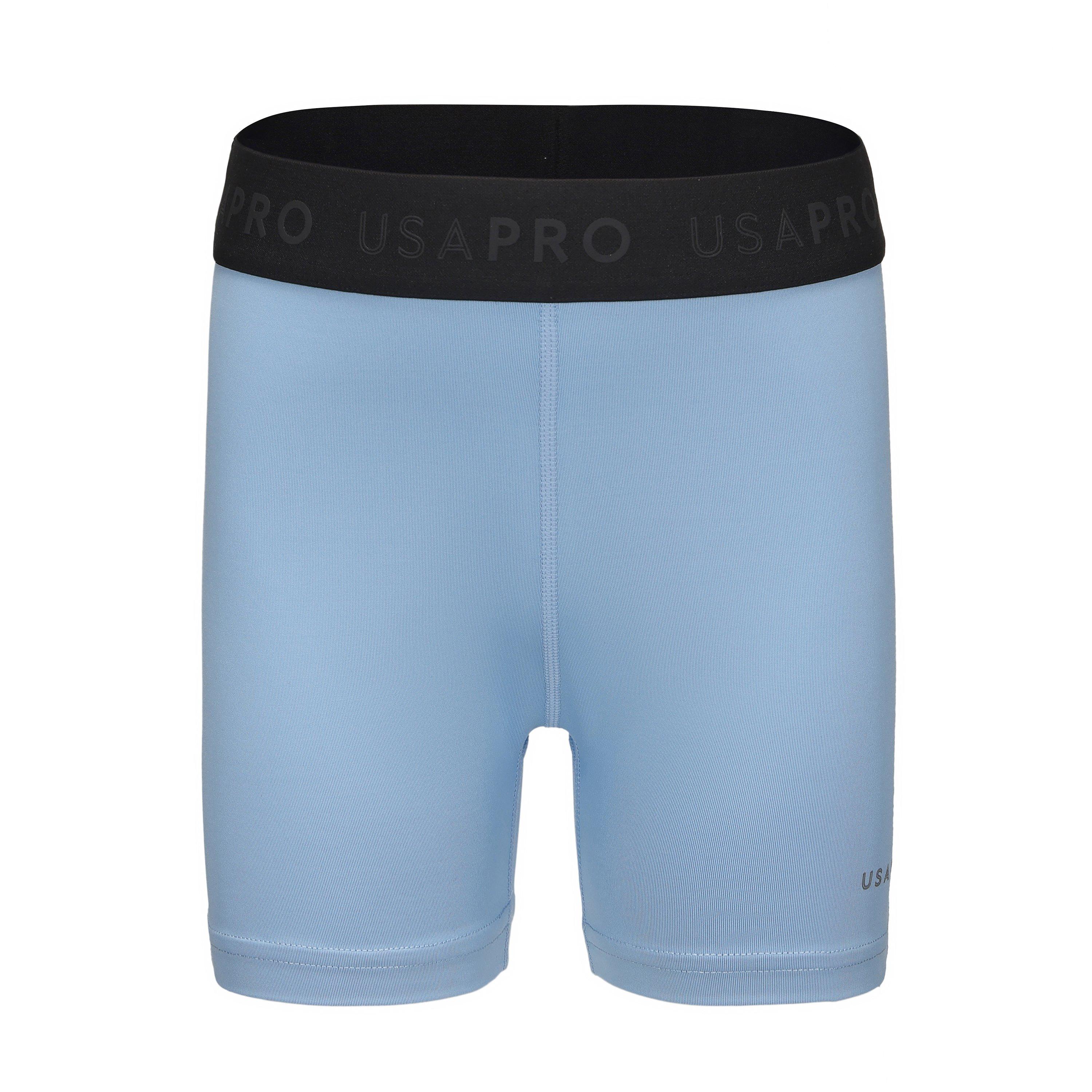 Usa Pro Girls 3 Inch Training Shorts Junior - Brunera Blue - 13 Years
