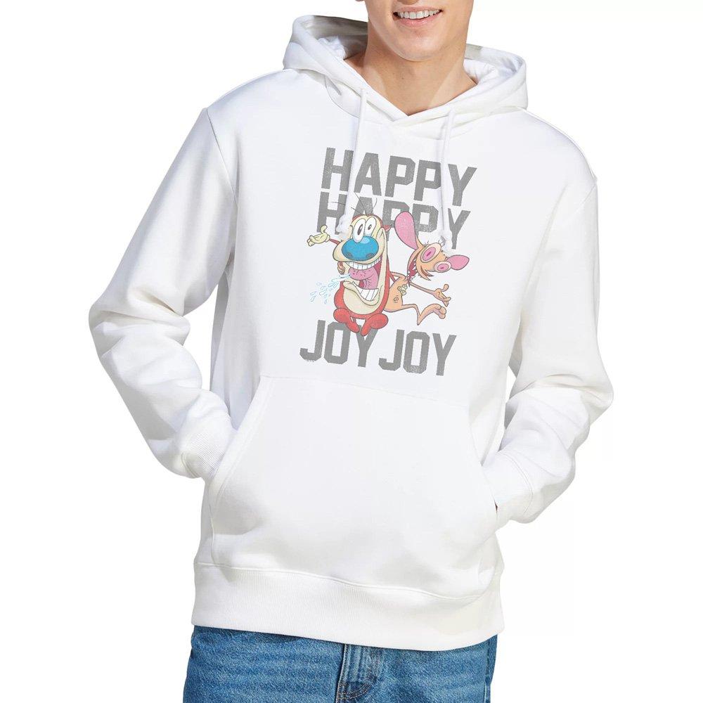 White - Other - Ren And Stimpy Happy Happy Joy Joy Hoddie White - 1