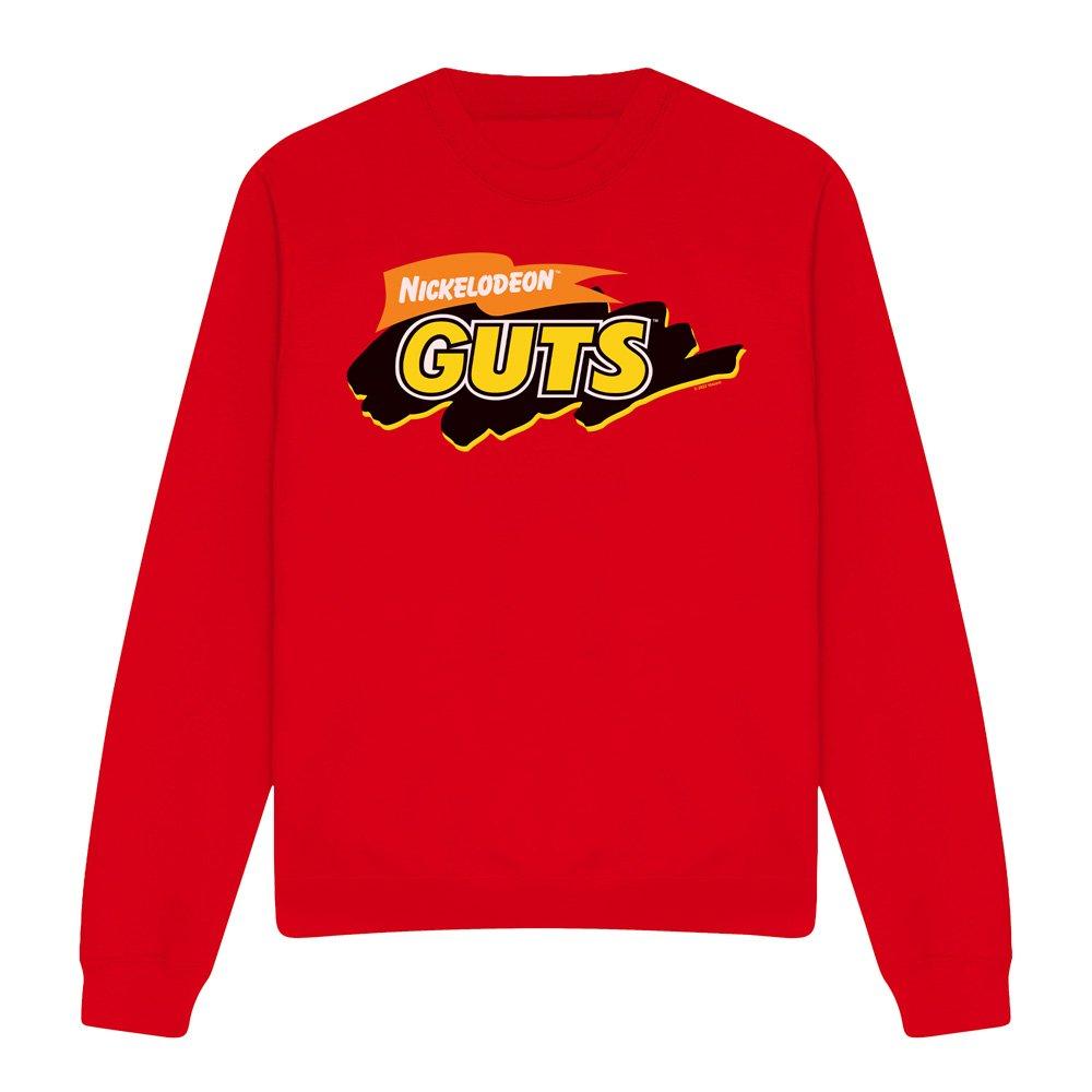 Red - Other - Nickelodeon Guts Guts Logo Crew Sweatshirt Red - 4
